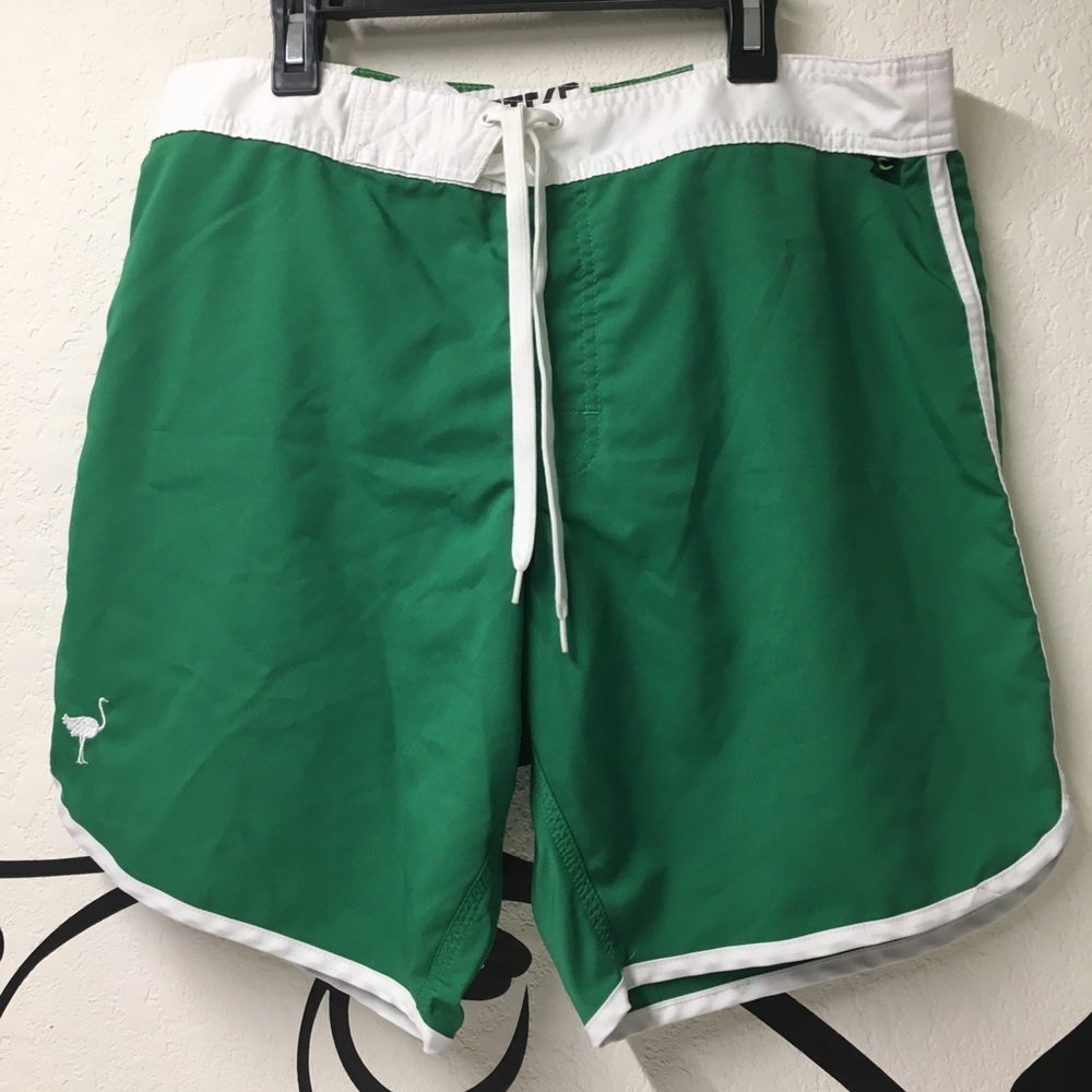 Men's "Keep Calm And Chive On" Swimming Trunks